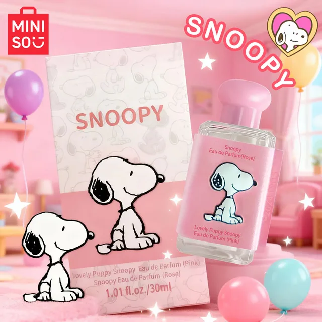 MINISO & SNOOPY femmes parfum Original luxe fruité parfum Floral pour femme Spray 30ML fille cadeau d'anniversaire enfants cadeau 1