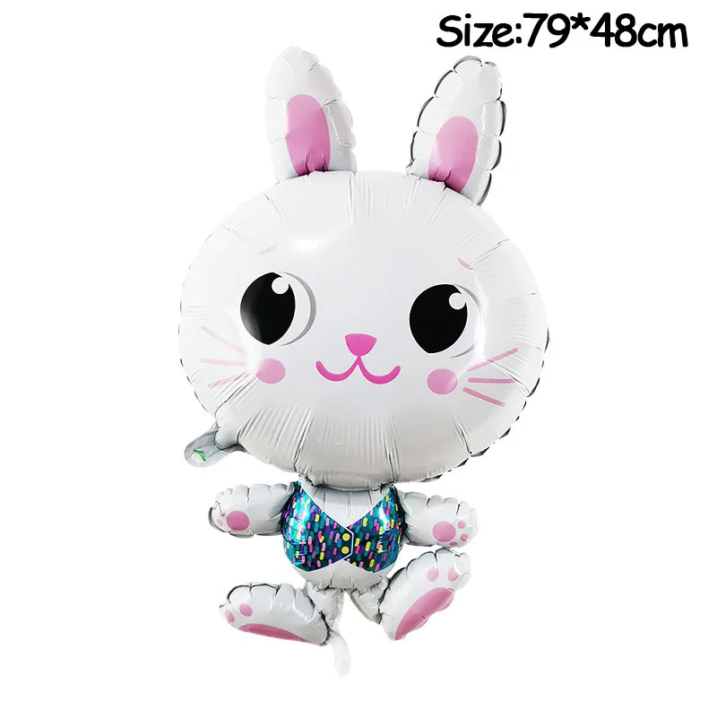 베이비 샤워 소녀 1 생일 장식 일회용 식기 부활절 달걀 토끼 당근 접시 컵 행복한 부활절 파티 용품