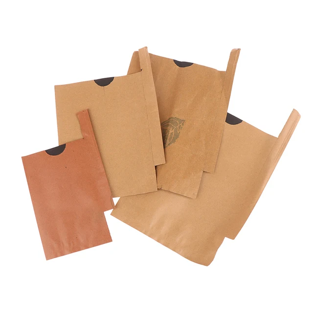 100Db Szőlővédő Zsákok Gyümölcs Zöldség Szőlő Péppapír Táska A Rovar Tasakkal Szemben Vízálló Madár Kártevőirtás Ellen