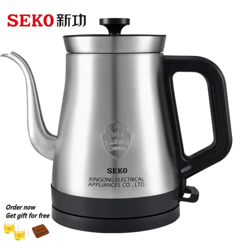

SEKO S18 304 Stainless Steel Electric Kettle 1.1L 220v