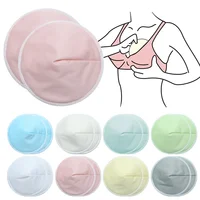 1pair=2pcs Three-Layer Fiber Ultra-Fine Waterproof Breathable Breast Pad Anti-Overflow Maternity Care Pad Baby Feeding 1