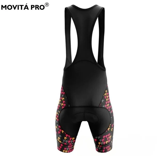 Movita Pro Men Arrows Cycling Bib Shorts Breathable Sport Mountain Bicycle Cycling Bike Shorts Culotte Ciclismo Hombre