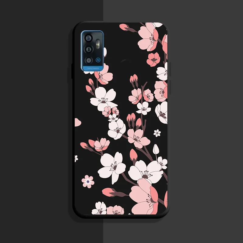 For ZTE Blade A71 Case Silicon Back Cover Phone Cases for zte blade A 71 a71 Soft Coque Fashion Cute TPU bumper Protective Bags neck pouch for phone Cases & Covers