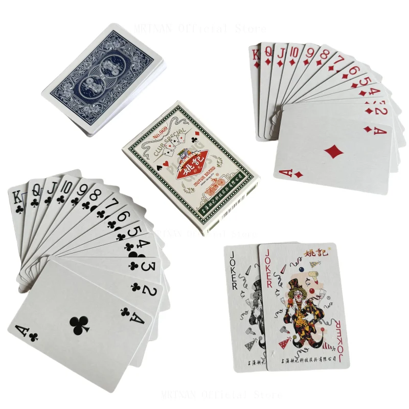 100% Solitaire Waterproof Playing Card Plastic Game Solitaire Poker Game Board Game 56*86mm