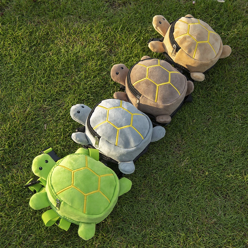 Pet Backpack Cartoon Turtle Shape Dog No-Pull Pet Harness Vest Self Carrier Metal Zipper Large Capacity for Walking Camping