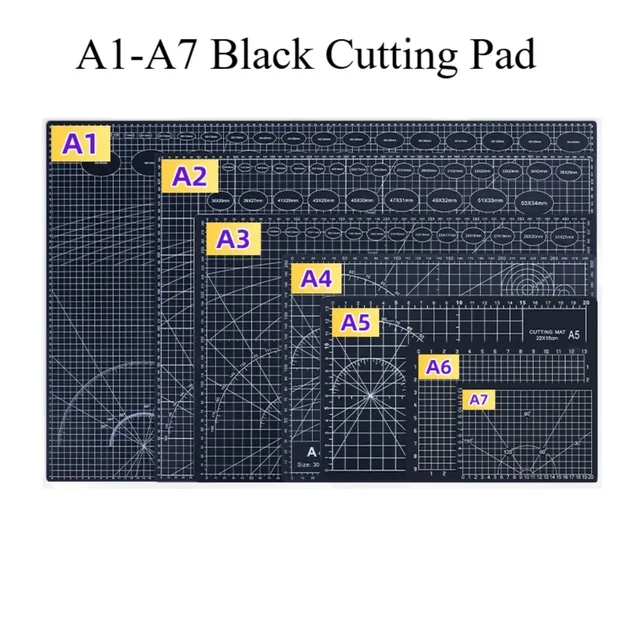 Durable A2/A3/A4/A5 Multifunctional Cutting Mat Diy Handicraft Art Engraving Board Paper Carving Pad High Elasticity Toughness 1