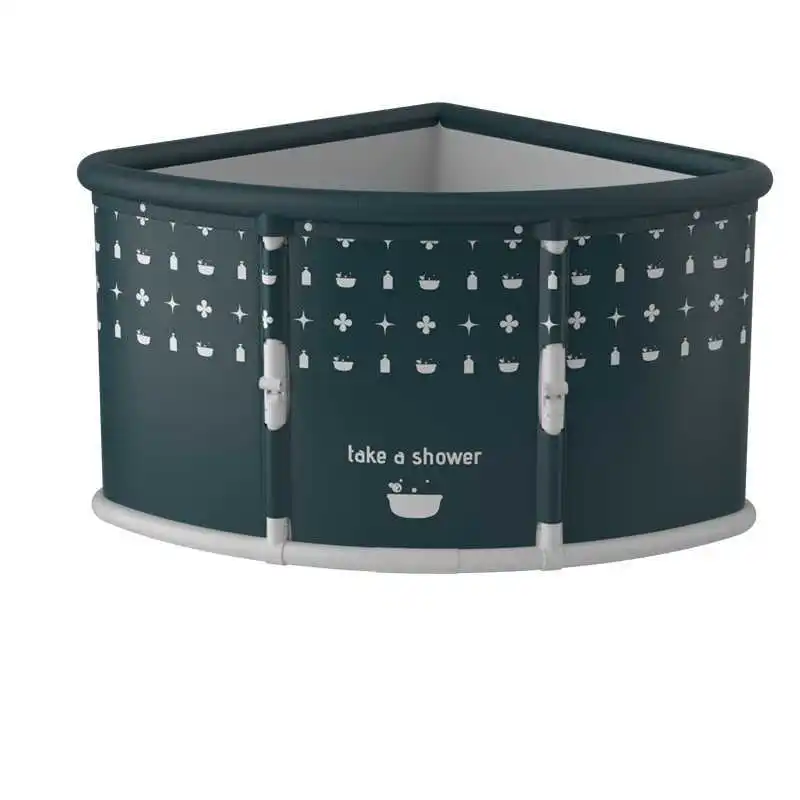حوض استحمام محمول قابل للطي وقابل للطي بدون تركيب فوري قابل للطي حمام سبا منزلي للبالغين والأطفال أثناء السفر والتخييم وتوفير المساحة