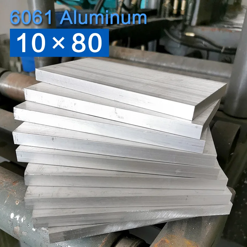 Barre Plate En Aluminium Carré 6063 - Dimensions 15x35x305 Mm (ép. 9/16", Larg. 1-3/8", Long. 12") - Pour Bricolage, Construction - 11