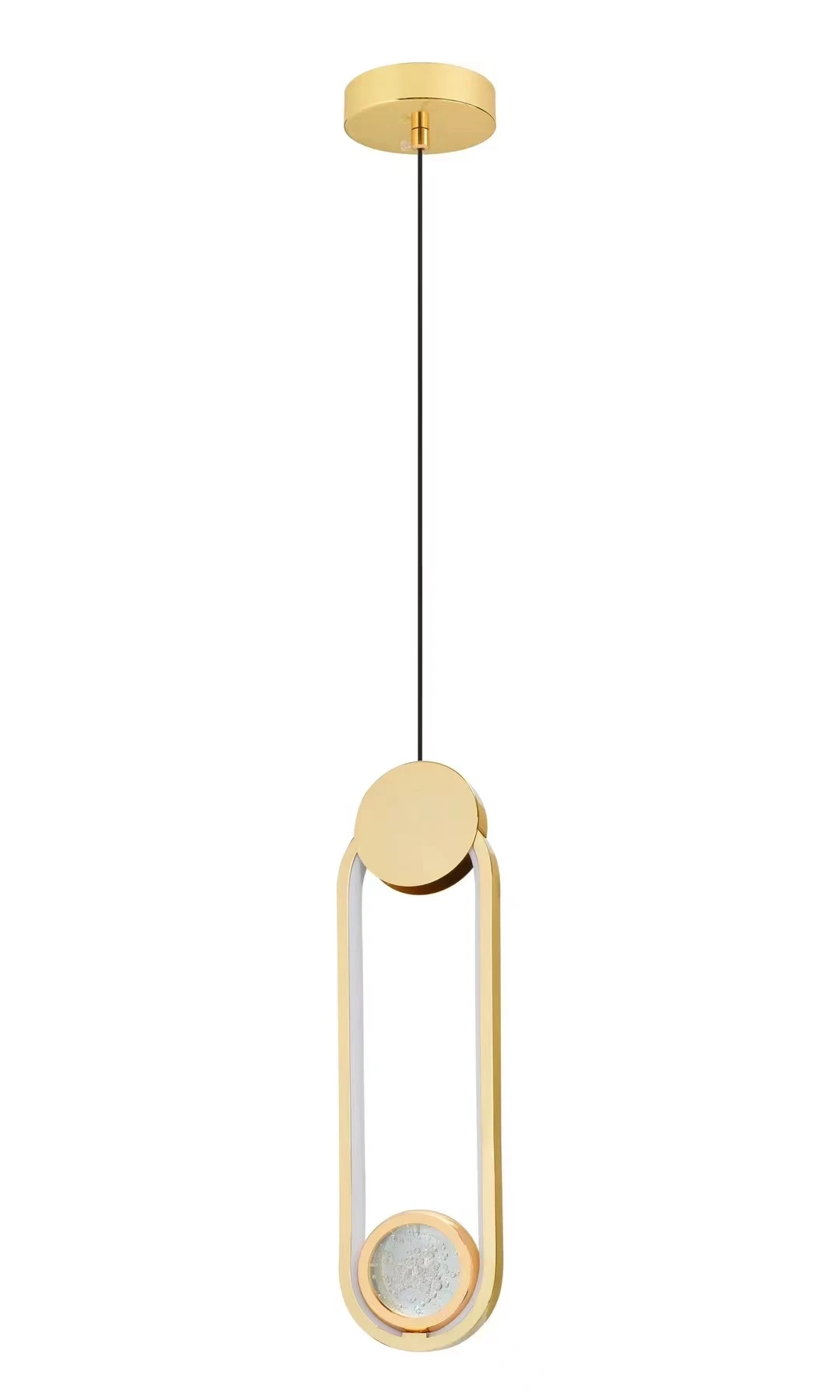 

Nordic simple atmosphere single-head long line small chandelier postmodern home restaurant bar bedroom bedside LED lamps