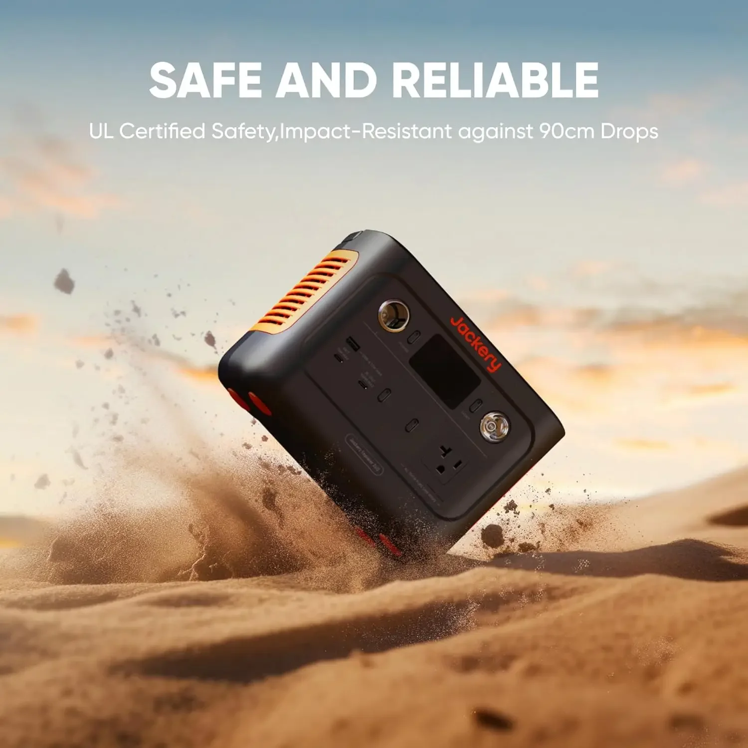 Jackery Explorer 240 v2 Portable Power Station New Version, 256Wh LiFePO4 Battery with 300W AC/100W USB-C Output, 1Hr