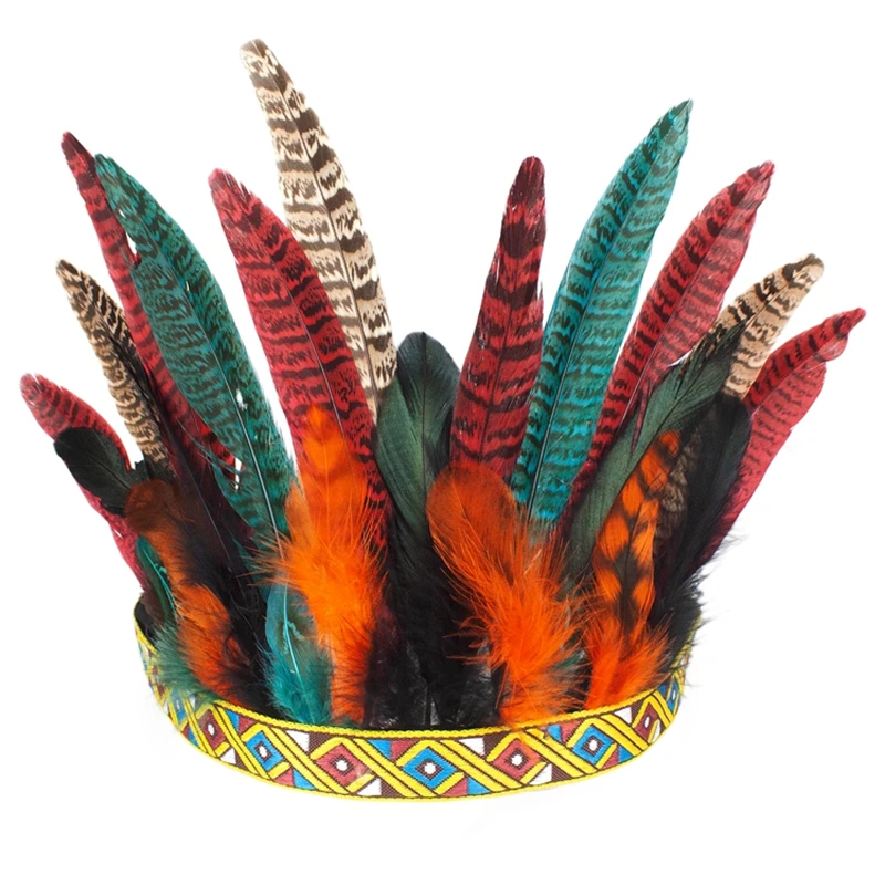 Centre De Table Couronne En Plumes De Faisan - Marron - Thème Chasse
