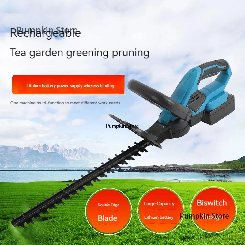 Brushless Hedge Trimmer Lithium Wireless Green Tea Leaf Pruning Saw Garden Trimmer  For Makita Battery 3