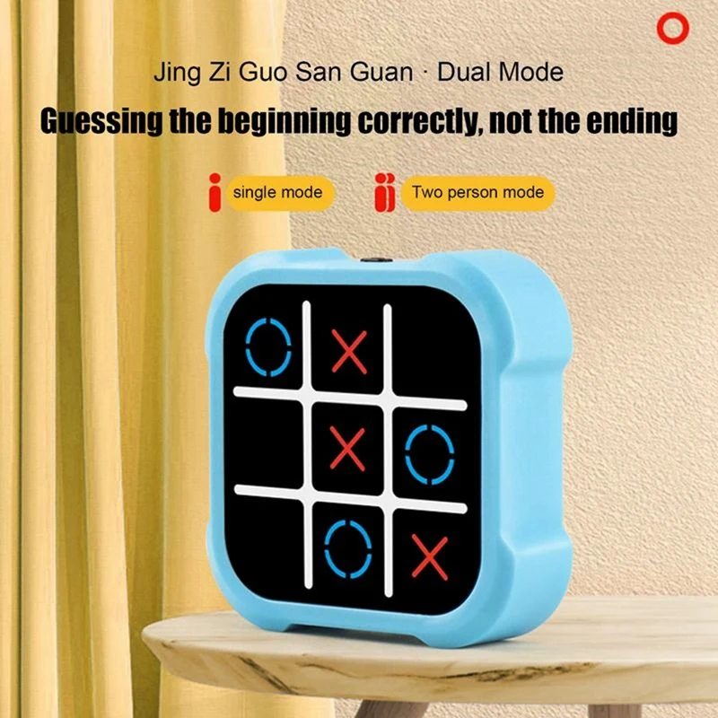 Tic Tac Toys Bolt Game Console 3 In1 Handheld Puzzle Game Console Fingertip Toy Board For Kid Friend Trip Activity 3