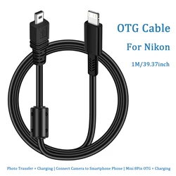 Universal OTG Cable for Type - C to Mini 8 - Pin - Data Sync & Transfer for iOS and Android Devices (MINI8P - Lightning - 1M)