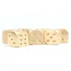 1.3cm Metal Solid Brass Dice Toy Club Bar Holiday Party Entertainment Interactive Game Accessories Home Decoration 4