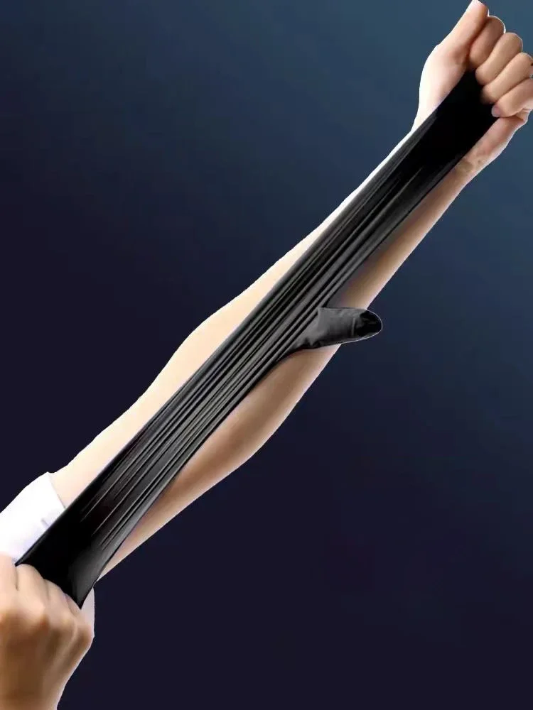 Black Nitrile PVC Gloves Strong Gloves - 01