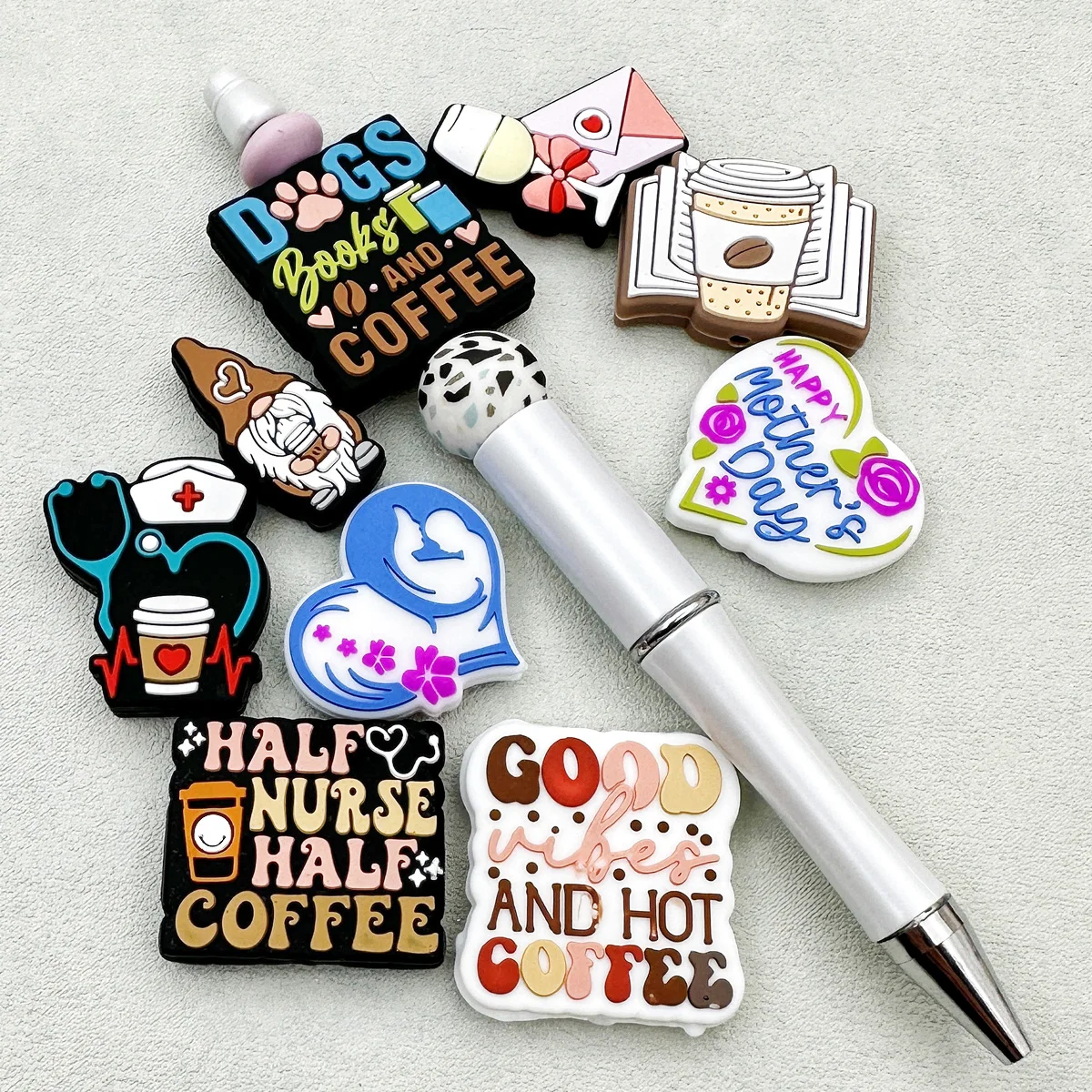 Рисунок 2 - силиконовые бусины в форме кофейного