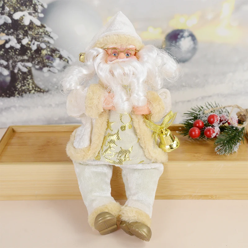 Christmas Santa Claus Doll Xmas Tree Ornament Christmas Decorations for Home Party Gift New Year