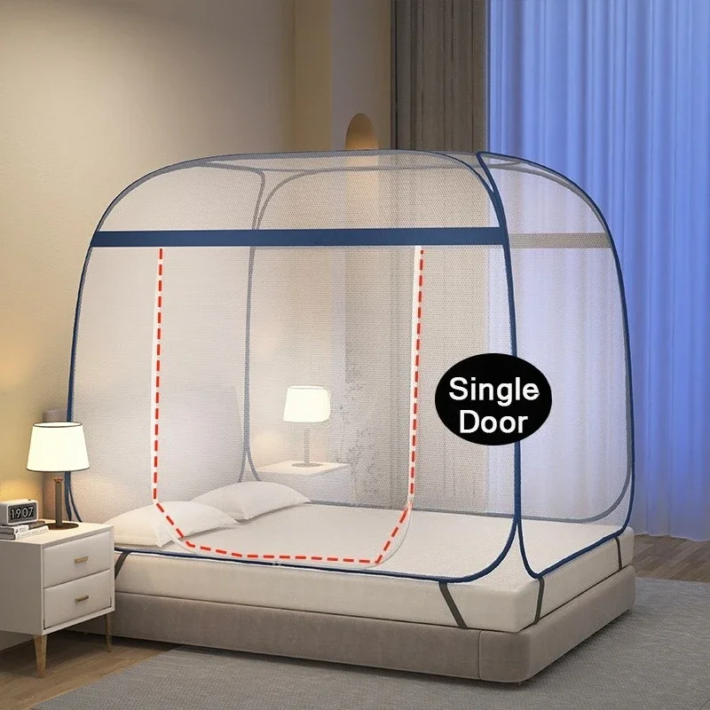 Single door-blue