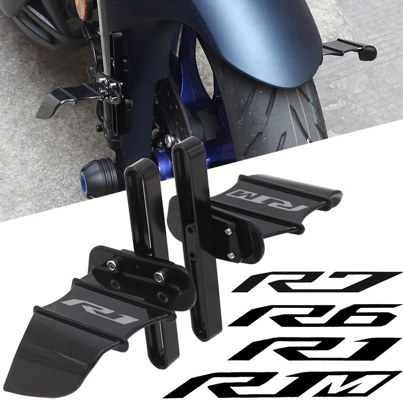 

Для Yamaha YZF R1 R6 YZF-R7 R1M аксессуары для мотоциклов переднее колесо фиксированное крыло ветра летучая мышь крыло переднее колесо дефлектор