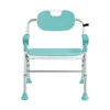 The comfortable and lightweight bathroom comes with a bath chair with a safe and reliable back 1