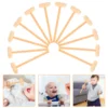 12 Pcs Baby Boy Toys Mini Mallet Wood Hammer Chocolate Funny Gavel Bamboo Toddler 5