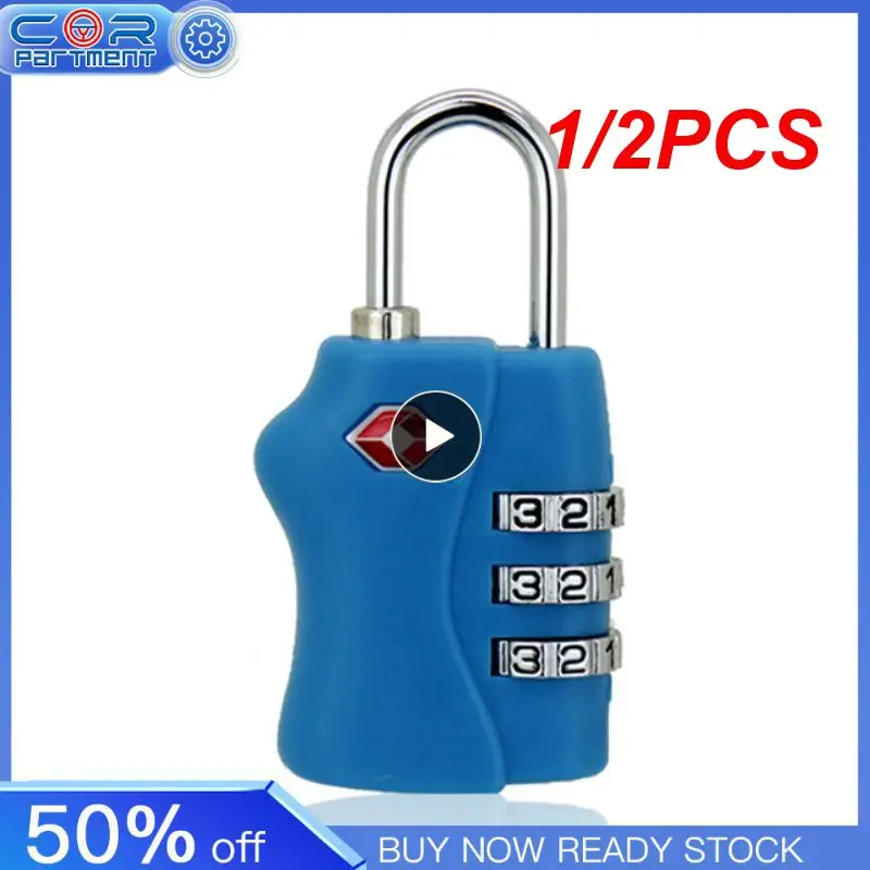 

1/2PCS Approved Luggage Lock 3 Position Resettable Combination Lock Travel Suitcase Duffle Bag Locker Combination Lock