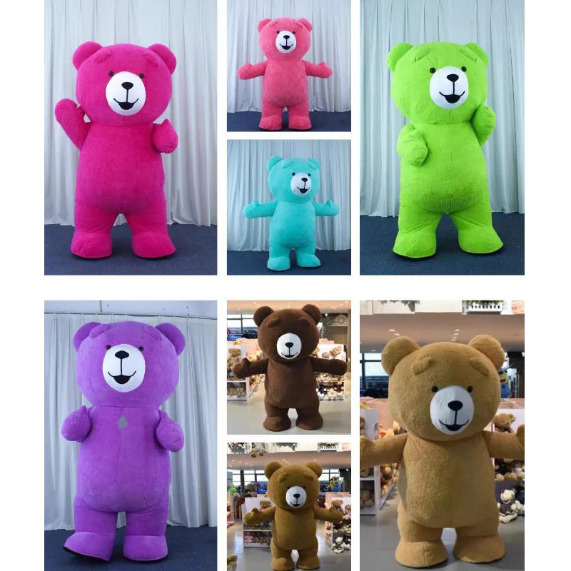 

inflatable teddy bear plush mascot costume adult bear costumes mascotte