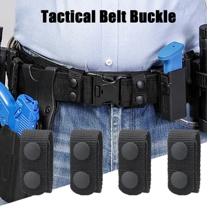 Tactical Belt Keeper Buckle Heavy Duty Belt Loop Portable Webbing Strap Military Belt Equipment Accessories Outdoor Sports