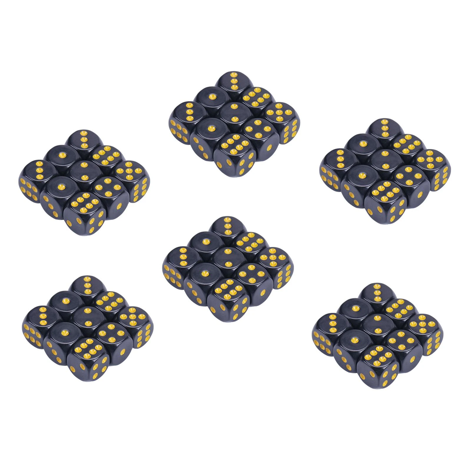 50pcs Dot Dice Set Acrylic D6 Dices 16mm Role Playing Game Multi sided  Dices Set for MTG RPG Board Game Table Game| | - AliExpress
