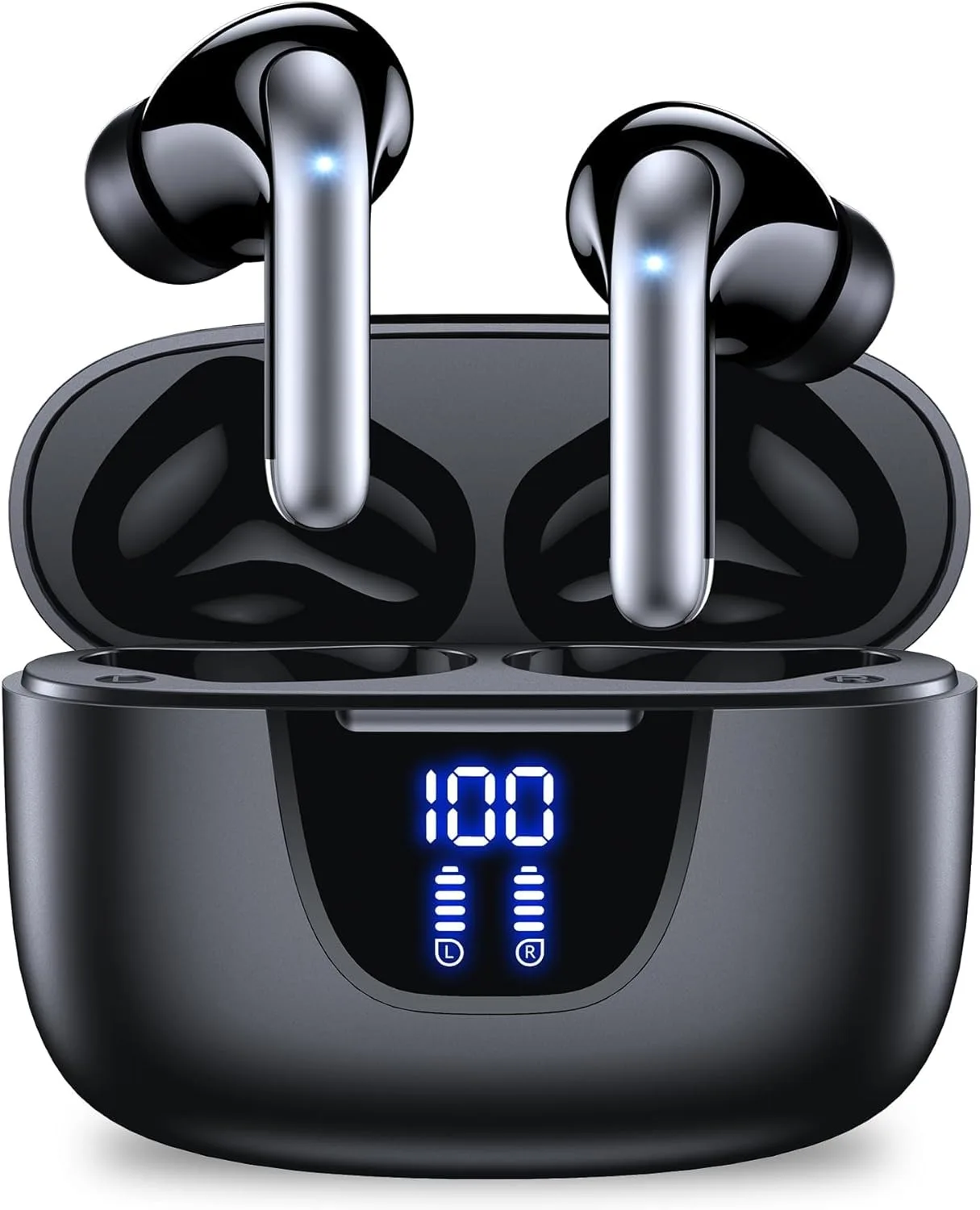Wireless Earbuds 76Hrs Playtime Ear Buds Bluetooth Headphones IPX7 Waterproof Sports Headset with Mic