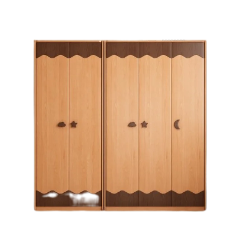 Bedroom Children's Wardrobes Cabinet Mobile Dressers Wardrobe Organizer Hangers Drawer Szafa Na Ubrania Modern Furniture CY50CW