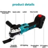 18V Cordless Oscillating Multi Function Tool Electric Saw Trimmer/Shovel/Cutting Machine Woodworking Tool For Makita 18V Battery 4