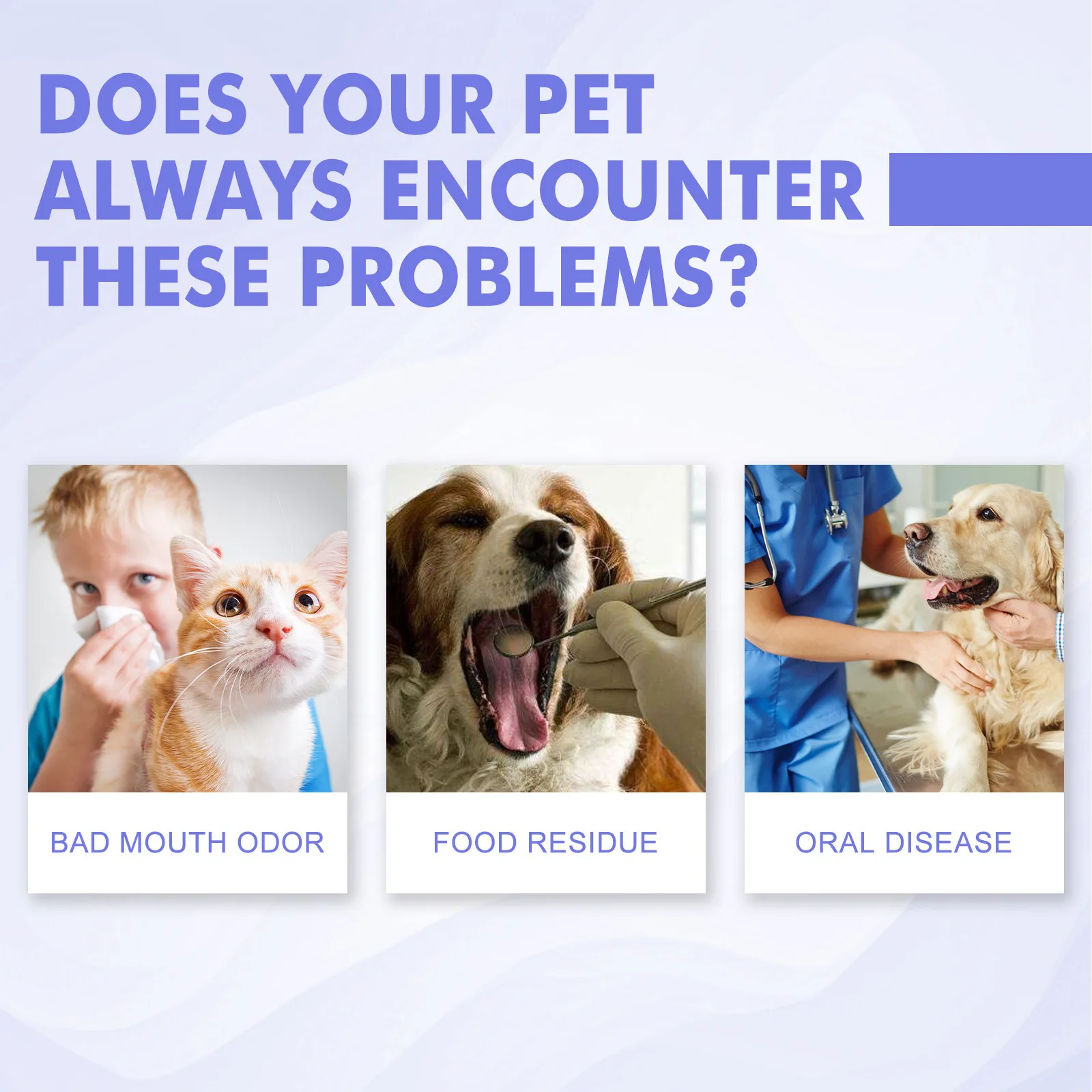 Dog Breath Spray Oral Cleaning Pet Cat Deodorization and Odor Removal Oral Spray Freshener