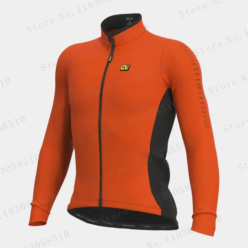 thumbnail image 1 of Chaqueta de ciclismo de invierno para hombre, cálida, de manga larga, resistente a la intemperie, cortavientos, para bicicleta de montaña, carretera, ropa deportiva de ciclismo de forro polar, 1 of 5