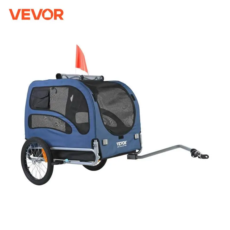 VEVOR 100 lbs Pet Bike Trailer for Dogs
