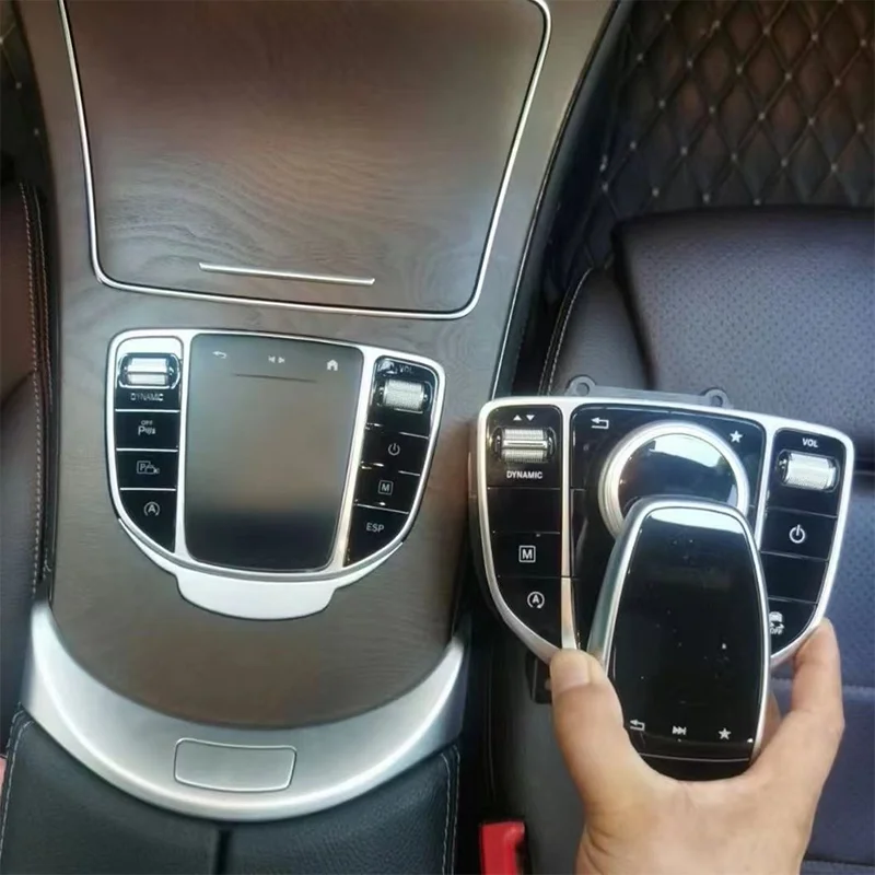 Painel de controle central do mouse touch para benz, modelo original, interior, antigo para novo, fácil instalação, e, classe C, glc, 2015-2019