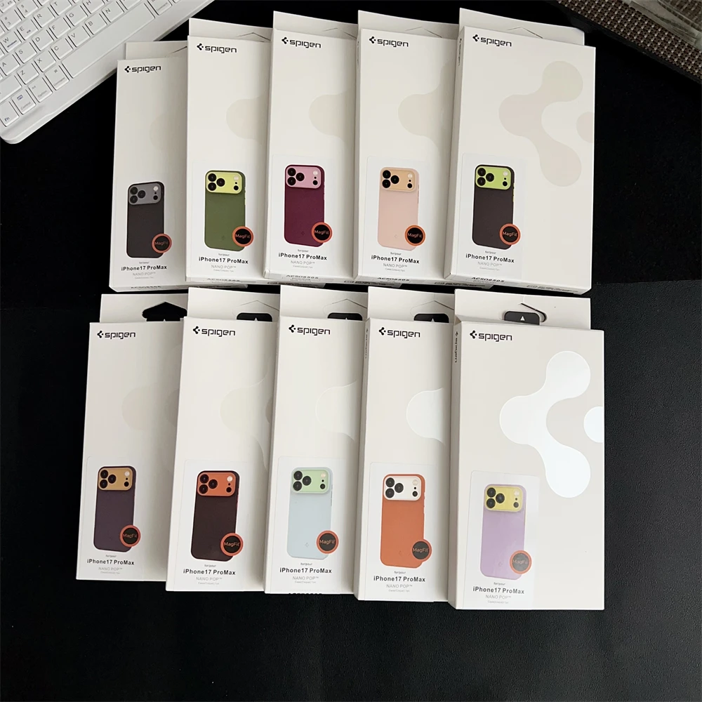 Spigen Fit MagFit Hide Magnetische Flüssigsilikonhülle für iPhone 17 Pro Max Air für MagSafe Kabelloses Laden Stoßfeste Abdeckung – Detail 1