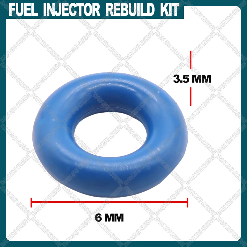 100pieces rubber oring seals 6*3.5mm for GDI fuel injector repair kits /rebuild kits (AY-O2215)