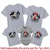 Disney Family Vacation Clothes Mickey Mouse Fashion Disneyland Trip T-shirts Summer Casual Ropa Funny Family Look Outfits 3