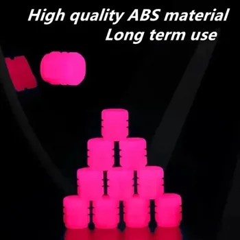 ฝาครอบวาล์วยางรถยนต์เรืองแสง, ฝาครอบล้อรถยนต์ฝาครอบวาล์วยางรถจักรยานยนต์ยางรถยนต์แบบกันฝุ่นเรืองแสง 7