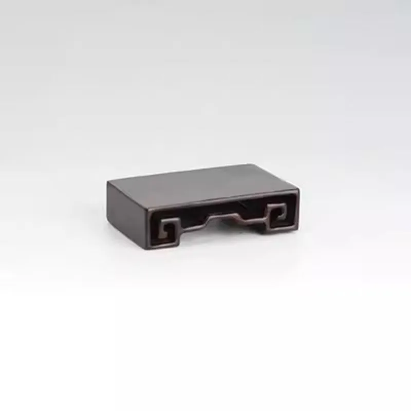 Redwood Crafts Decoration Base, Solid Wood Rare Stone, Wooden Seat Seal, Jade Buddha Statue, Small Book Scroll