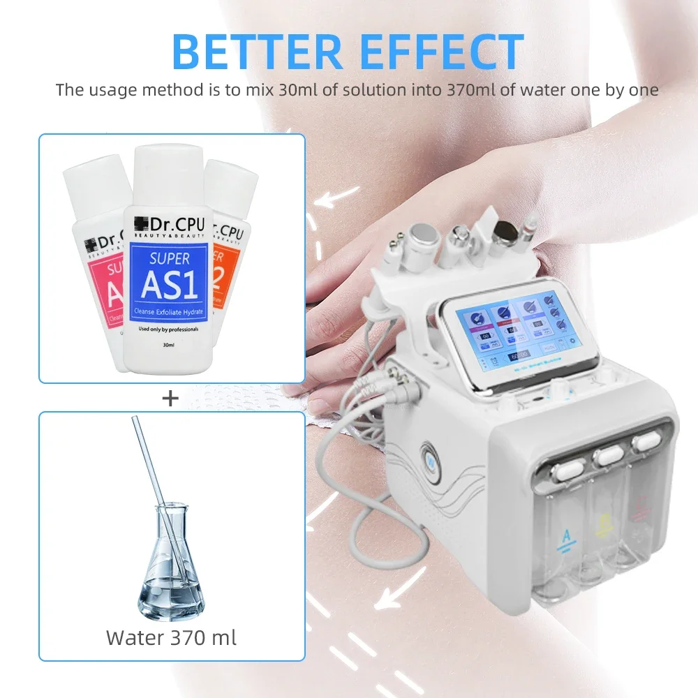 Missheart Professional 6 in 1 H2O2 Small Bubble Device（Overseas Warehouse ping）