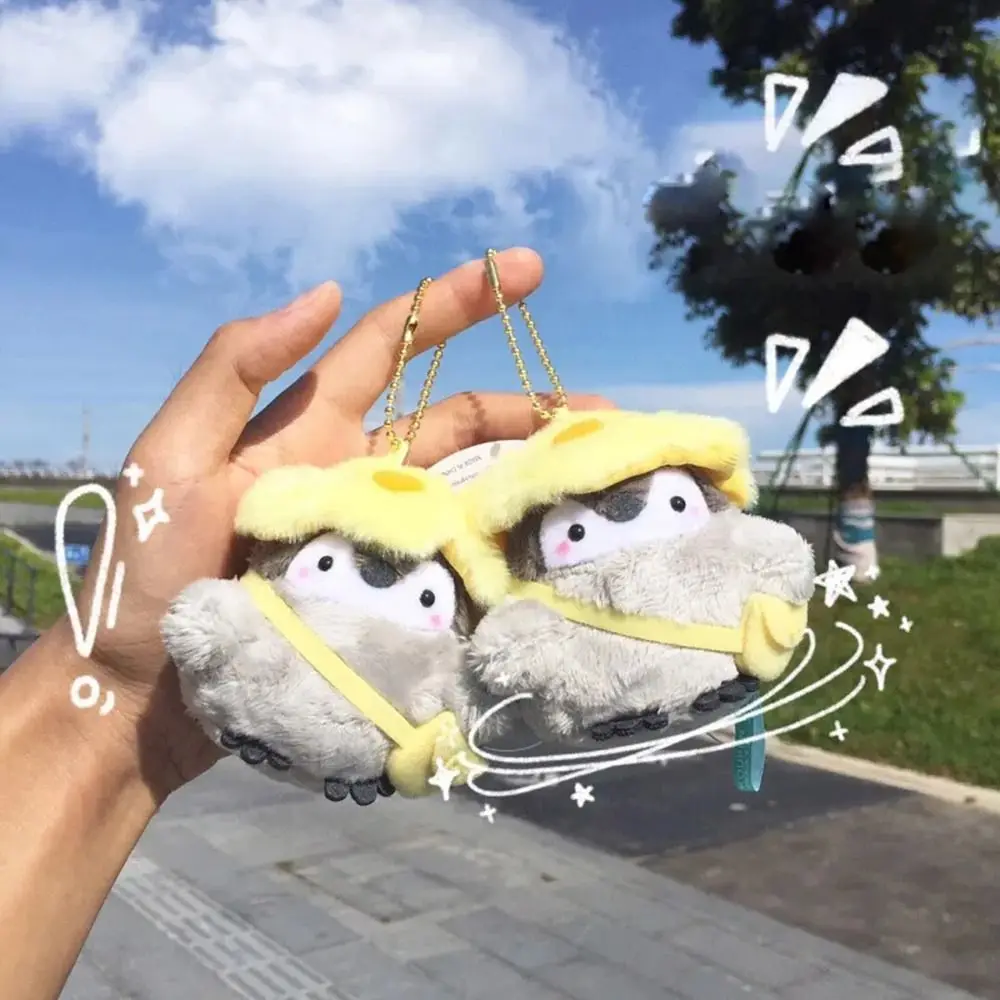 

Tourist Hat Penguin Keychain Creative Toy Cartoon School Bag Keychain Plush Doll Key Pendant Men Women