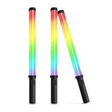 

RGB Handheld LED Light Wand Rechargeable Photography Light Stick 2000mAh Dimmable RGB Colorful For Live Streaming Video Shooting