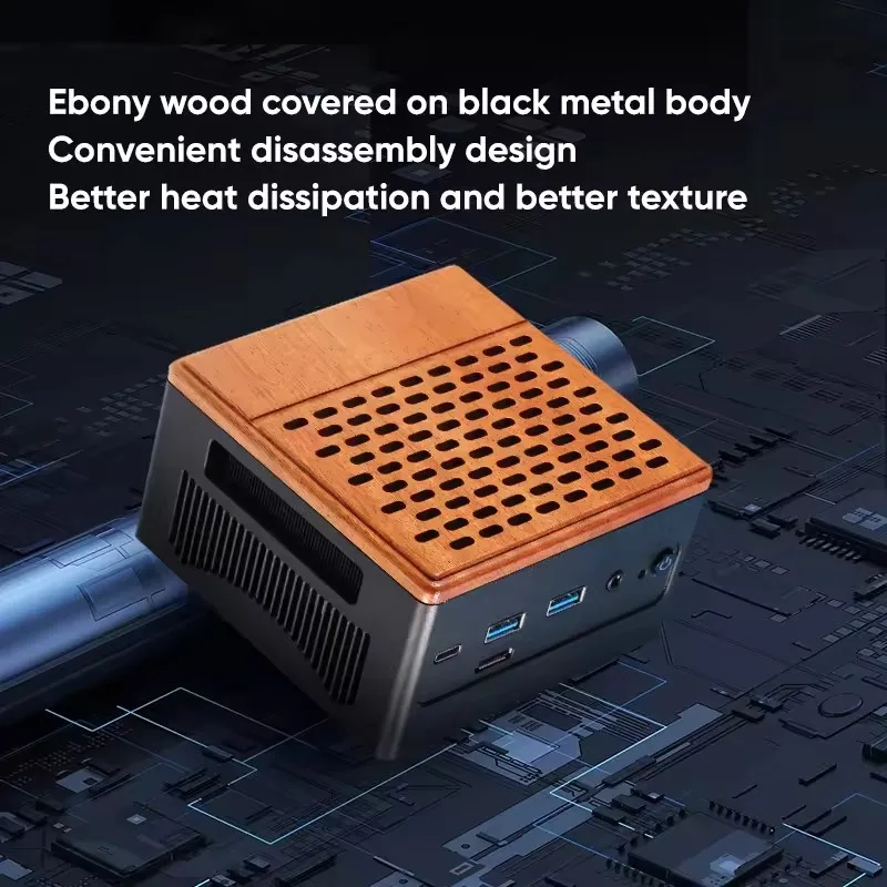 Topton Oculink Gaming Mini Computer AMD Ryzen 9 7940HS 32G DDR5 6400MHz 3*PCIe4.0 2*2.5G LAN USB4 NAS Server PC Windows 11 WiFi6 5