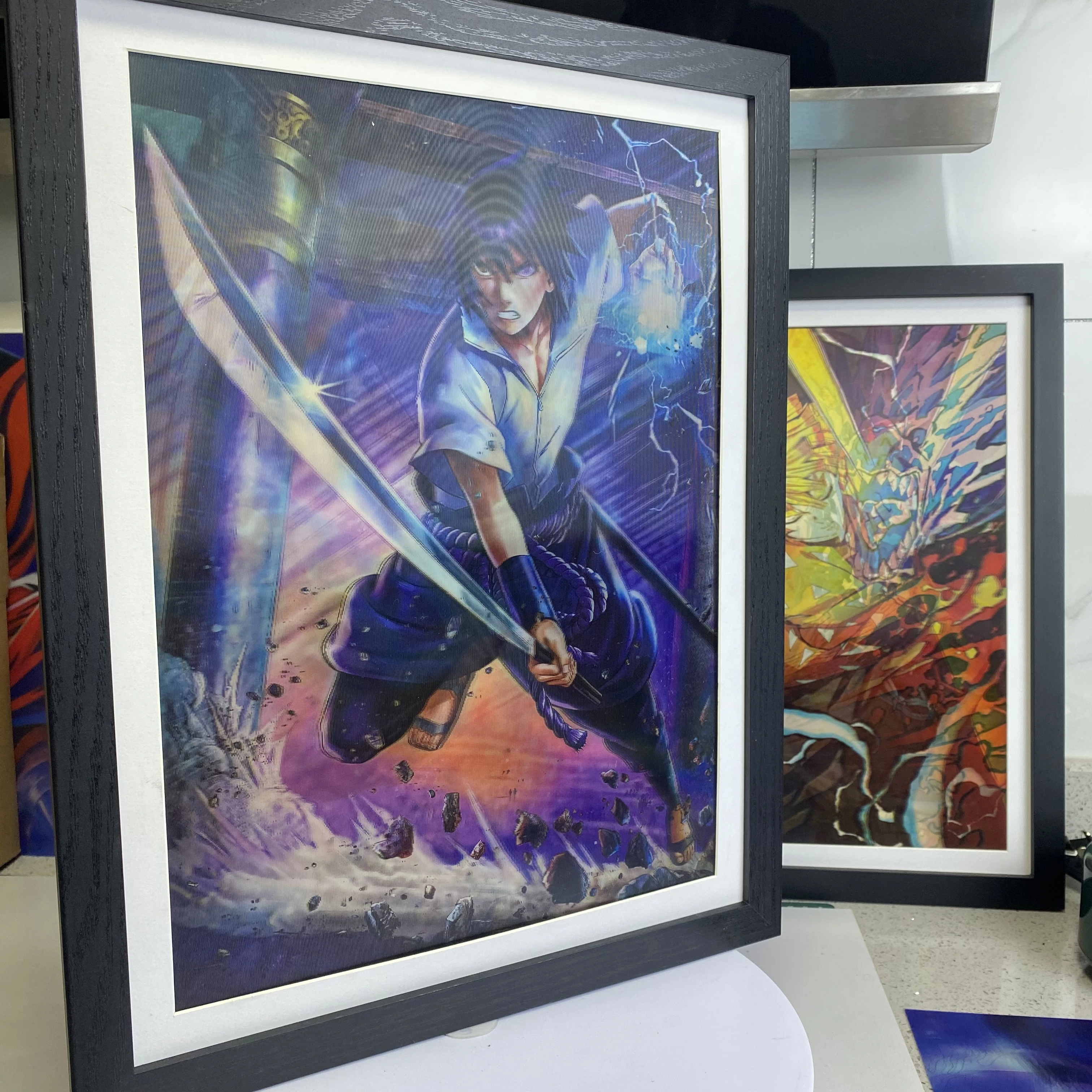 Poster 3D Lenticulaire Naruto 30x40cm – Itachi & Sasuke Qui Bougent !