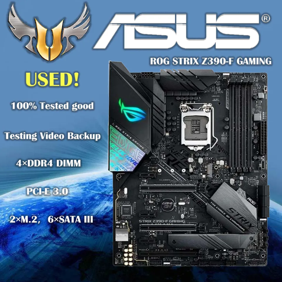 LGA 1151 Asus ROG STRIX Z390-F GAMING Motherboard DDR4 Intel 8th