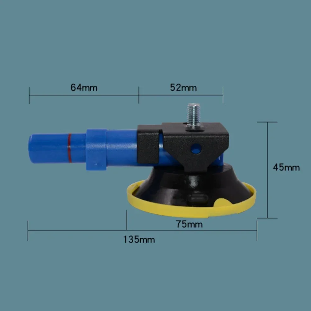 3" Concave Vacuum Cup 75mm Heavy Duty Hand Pump Suction Cup W/ Threaded