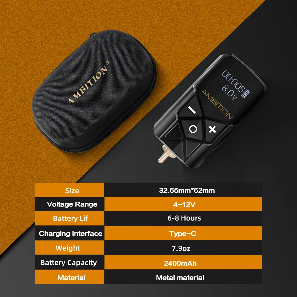 Рисунок 6 - Ambition Kuark, беспроводная тату-батарея